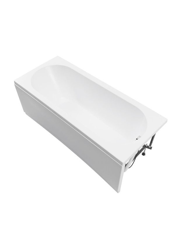 Акриловая ванна Aquanet Nexus 362753 165x70 см, пристенная, белая, с каркасом