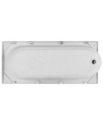 Акриловая ванна Aquanet Nexus 362753 165x70 см, пристенная, белая, с каркасом