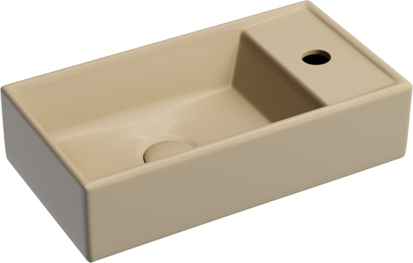 Раковина маленькая в туалет Ceramicanova Element CN6051LMC капучино матовый