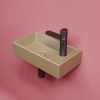 Раковина маленькая в туалет Ceramicanova Element CN6051LMC капучино матовый