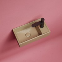 Раковина маленькая в туалет Ceramicanova Element CN6051LMC капучино матовый