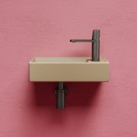 Раковина маленькая в туалет Ceramicanova Element CN6051LMC капучино матовый