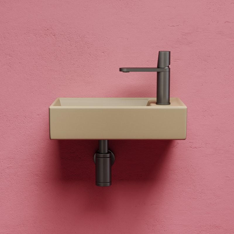 Раковина маленькая в туалет Ceramicanova Element CN6051LMC капучино матовый