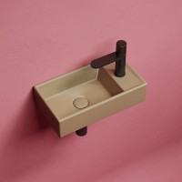Раковина маленькая в туалет Ceramicanova Element CN6051LMC капучино матовый