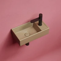 Раковина маленькая в туалет Ceramicanova Element CN6051LMC капучино матовый