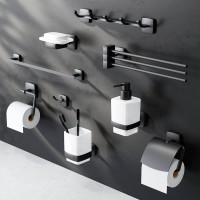 Крючок AM.PM Gem A9035922 матовый черный, на шурупах