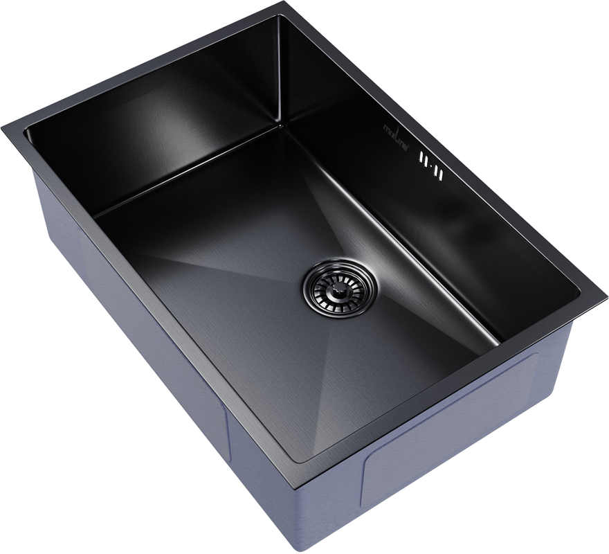 Комплект Мойка Mixline 548573 черный графит + Измельчитель KUCHENSTERN Muhle