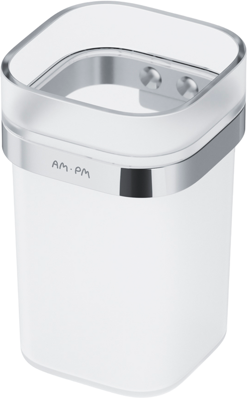 Стакан для ванной AM.PM Func A8F34300 настенный, хром, стеклянный