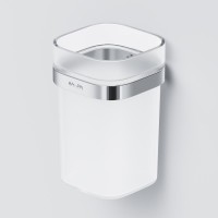 Стакан для ванной AM.PM Func A8F34300 настенный, хром, стеклянный