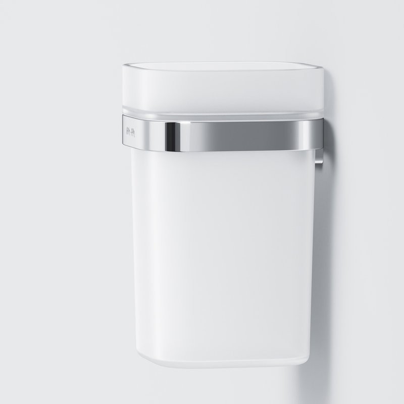 Стакан для ванной AM.PM Func A8F34300 настенный, хром, стеклянный