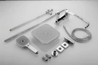 Душевая стойка Shevanik S9736 хром Душевая стойка Shevanik S9736 хром
