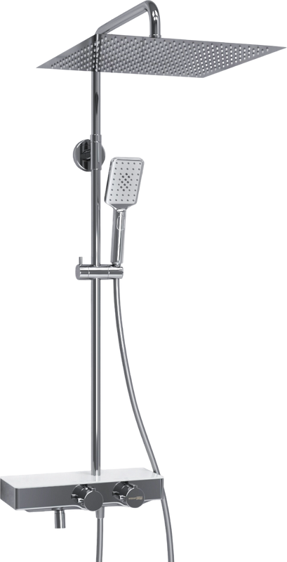Душевая стойка Wasserkraft Aller A113.119.126.CH Thermo с термостатом, хром