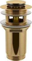 Комплект Раковина маленькая Lavinia Boho One 33310001L + Донный клапан Wellsee Drainage System 182131000 золото + Сифон 182106000 золото