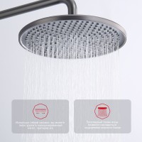 Душевая стойка Raglo R20.24.09 графит