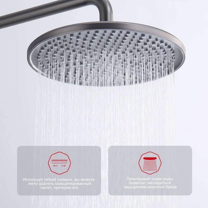 Душевая стойка Raglo R20.24.09 графит