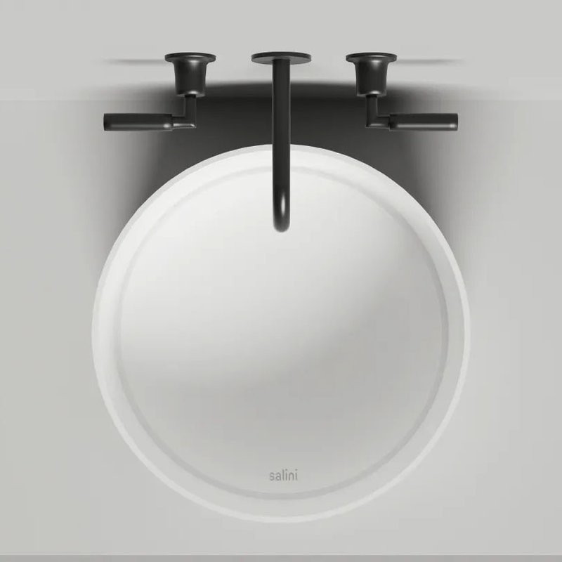 Накладная раковина Salini Armonia 130412G белый