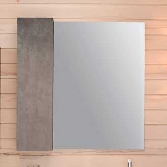 Зеркало Emmy Стоун 60 L, серый бетон