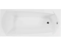 Акриловая ванна Vagnerplast Ebony 170x75 см, пристенная, белая, с каркасом