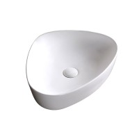 Накладная раковина Ceruttispa CR0089 51 глянцевая белая