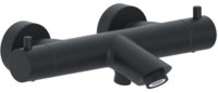 Душевой комплект Термостат Paffoni Light LIQ022NO для ванны + Гарнитур Birillo ZDUP036NO черный матовый