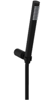Душевой комплект Термостат Paffoni Light LIQ022NO для ванны + Гарнитур Birillo ZDUP036NO черный матовый