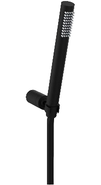 Душевой комплект Термостат Paffoni Light LIQ022NO для ванны + Гарнитур Birillo ZDUP036NO черный матовый