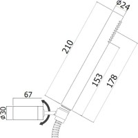 Душевой комплект Термостат Paffoni Light LIQ022NO для ванны + Гарнитур Birillo ZDUP036NO черный матовый
