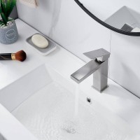 Смеситель для раковины Shevanik S7001L сатин