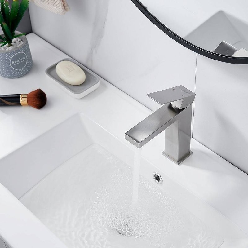 Смеситель для раковины Shevanik S7001L сатин