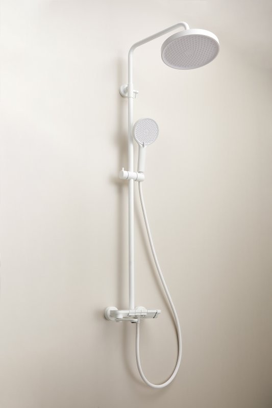 Душевая стойка BELZ B713 B25713-8 матовая белая