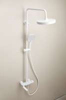 Душевая стойка BELZ B713 B25713-8 матовая белая