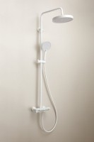 Душевая стойка BELZ B713 B25713-8 матовая белая