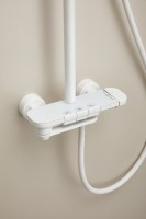 Душевая стойка BELZ B713 B25713-8 матовая белая