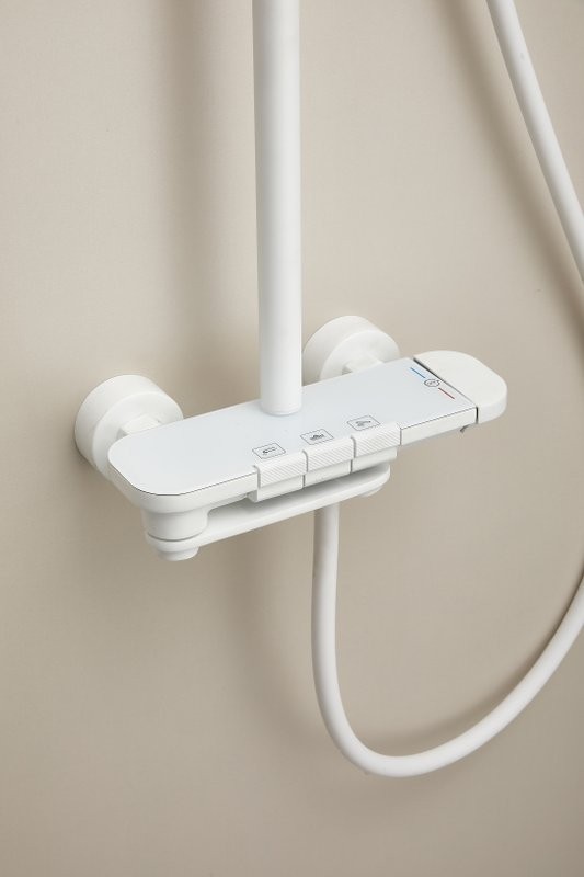 Душевая стойка BELZ B713 B25713-8 матовая белая