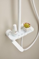 Душевая стойка BELZ B713 B25713-8 матовая белая