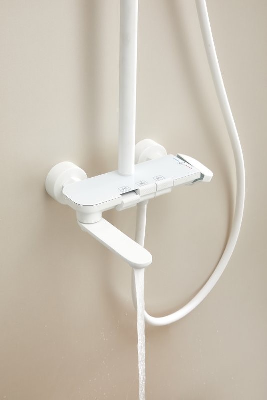 Душевая стойка BELZ B713 B25713-8 матовая белая