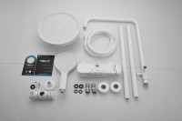 Душевая стойка BELZ B713 B25713-8 матовая белая