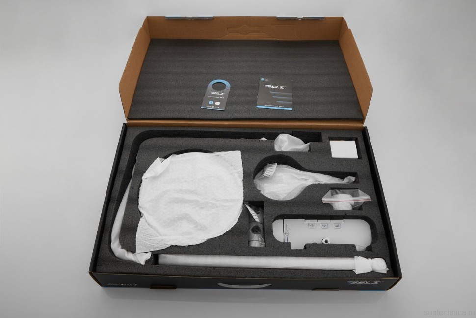 Душевая стойка BELZ B713 B25713-8 матовая белая