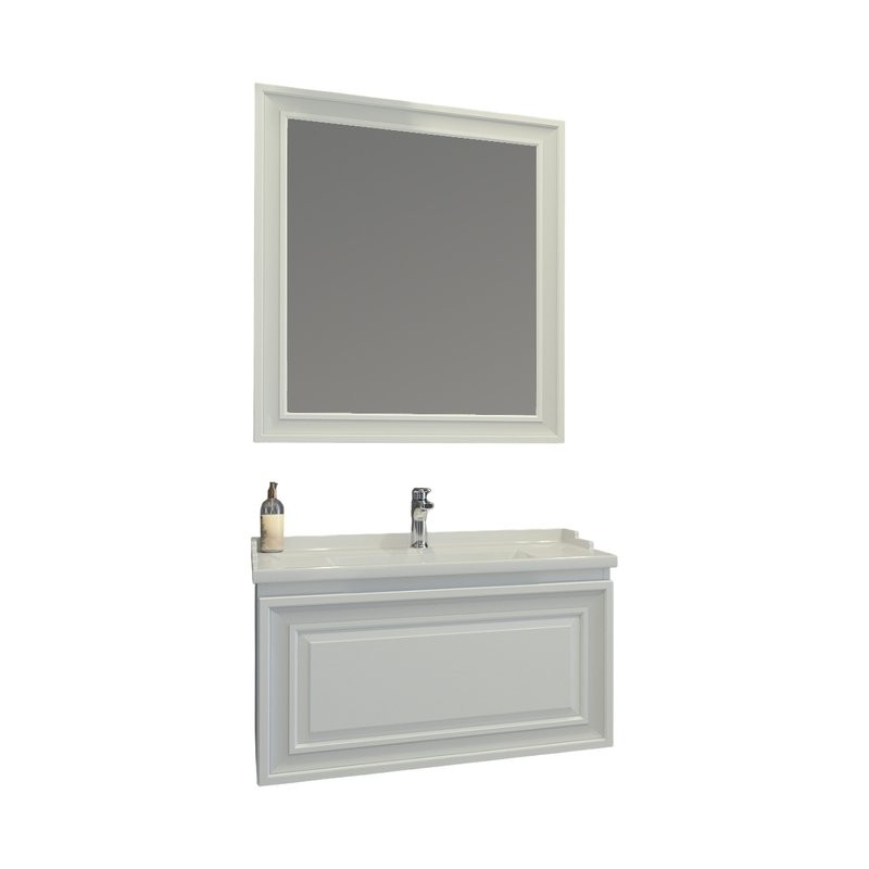 Мебель для ванной комнаты Caprigo Ponza 80 подвесная, белая