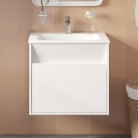 Тумба с раковиной IDDIS Esper 60 подвесная, белая