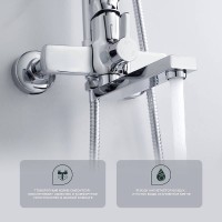 Душевая стойка Splenka S30 S30.24 хром Душевая стойка Splenka S30 S30.24 хром