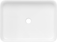 Накладная раковина STWORKI Берген S21411WH 50 глянцевая белая, прямоугольная