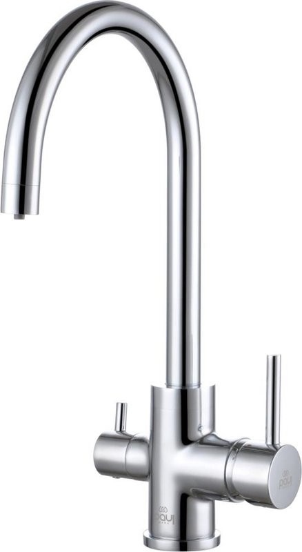 Комплект Мойка Paulmark Kroner PM217851-BSR брашированная нержавеющая сталь R + Смеситель Essen Es213211-CR хром + Измельчитель Intenso