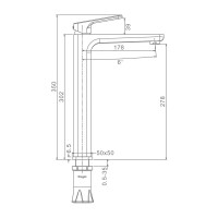 Смеситель для раковины Raglo R51.15, хром Смеситель для раковины Raglo R51.15, хром