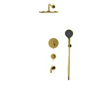 Душевой комплект WHITECROSS Y YSET07TOPGL С ВНУТРЕННЕЙ ЧАСТЬЮ, золото