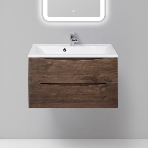 Тумба с раковиной BelBagno Marino 80 rovere moro