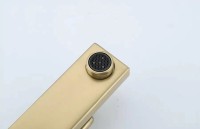 Смеситель для раковины Gappo G17-3 G1017-3 золотой сатин