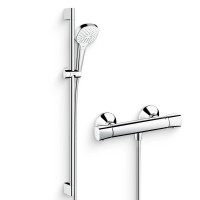 Душевой комплект Термостат Hansgrohe Ecostat universal 13122000 для душа + Гарнитур Croma Select E 26592400