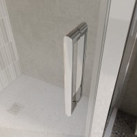 Душевой уголок BelBagno Luce AH-1-110/90-C-Cr профиль хром, стекло прозрачное