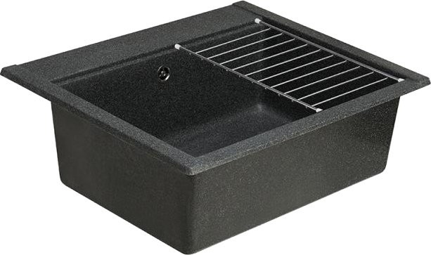 Мойка кухонная AQUATON Делия 60 графит